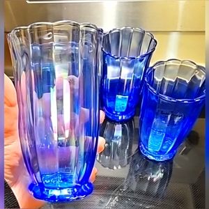 The Pioneer Woman Purple Iridescent 15oz glasses set of 4